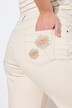 Jupe-culotte en jean. Coton bio non teinté. Jambe large
