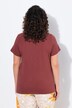 T-shirt en coton bio. Col rond et manches courtes. Motifs brodés