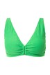 Bikiny top, froté pruhy, ozdobný kruh, měkké košíčky