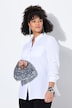 Blouse, A-lijn, mousseline, siernaden