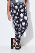 Pantaloni sportivi dal taglio ampio con stampa leopardata e texture