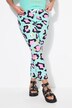 Pantaloni sportivi dal taglio ampio con stampa leopardata e texture