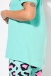 T-shirt dal taglio svasato con cuore con occhio