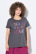 T-shirt, lettermotief, classic, ronde hals, korte mouwen