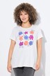 T-shirt, bloemen, A-lijn, ronde hals, korte mouwen