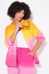 Chemisier en mousseline oversize, dégradé de couleurs