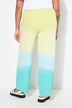 Pantaloni dal taglio dritto in mussola con gradiente di colore