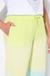 Pantaloni dal taglio dritto in mussola con gradiente di colore