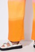 Pantaloni dal taglio dritto in mussola con gradiente di colore