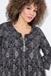 Maxi-Jerseykleid, Schlangenmuster, 3/4-Arm