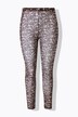 Leggings di mesh con fantasia leopardata