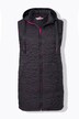 Lang quiltet vest, stjernemønster