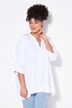 Skjortebluse, oversized, tilspidset søm