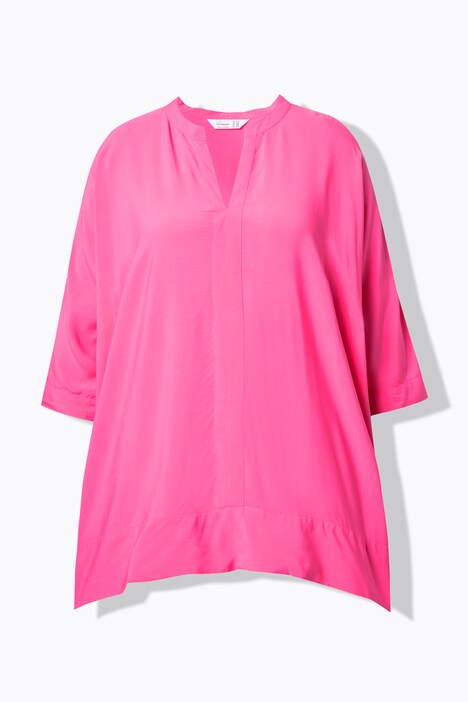 Blouse oversize, base se terminant en pointes