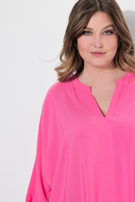 Blouse oversize, base se terminant en pointes