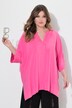 Oversized pointed hem blouse shirt