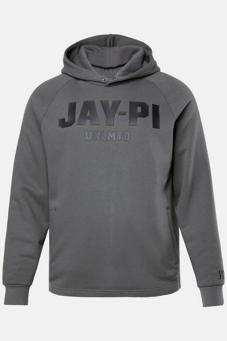 JAY-PI Hoodie Bauchfit, Fitness, Sweat, Kapuze, bis 7 XL