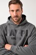 JAY-PI Hoodie Bauchfit, Fitness, Sweat, Kapuze, bis 7 XL