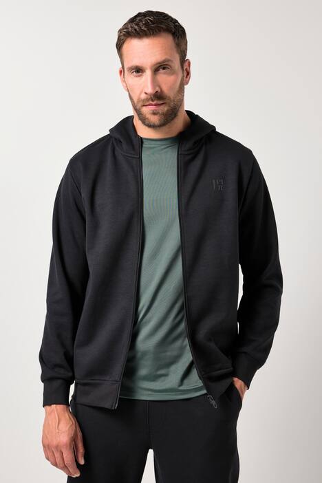 Chaqueta de entrenamiento JAY-PI, fitness, capucha, hasta la talla 7 XL