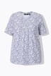 T-shirt, fisk, læg, V-udskæring, korte ærmer