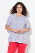 T-shirt, fisk, læg, V-udskæring, korte ærmer
