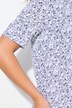 T-shirt, fisk, læg, V-udskæring, korte ærmer