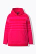 Hoodie, striber, kængurulomme, hætte, lange ærmer