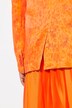 Satijnen blazer, met patroon, reverskraag, lange mouwen