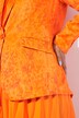 Satijnen blazer, met patroon, reverskraag, lange mouwen