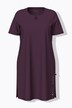 Bigshirts, set van 2, stippen, ronde hals/V-hals, korte mouw