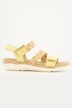 Sandali in similpelle Remonte Soft con soletta sostituibile e larghezza F 1/2
