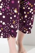 Pyjama deux pièces, motif à pois, T-shirt décolleté en V et manches longues, pantalon avec poches