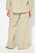 Pantalon rayé, coupe Wide Legs et taille élastique