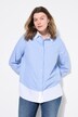 Stribet bluse, lagdelt look, langørmet