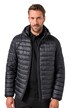 Lehká prošívaná bunda JAY-PI, břišní střih, kapuce, do 7XL