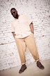 Pantalon à pinces STHUGE, coupe Tapered Loose Fit - jusqu'à la taille 74