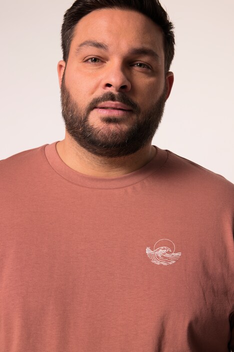Men+ T-skjorte, halve ermer, lite trykk, opptil 8 XL