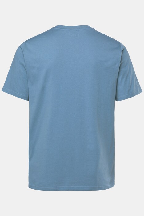 Men+ T-shirt, korte ærmer, lille print, op til 8 XL