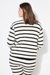 Maglione polo dal taglio oversize con maglia lavorata a righe