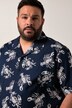 Chemise Men+, imprimé all-over, manches courtes et col cubain, coupe Cuba Fit - jusqu'au 8 XL