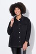 Overhemdblouse, A-lijn, jeans, gerafelde randen