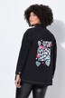 Overhemdblouse, A-lijn, jeans, gerafelde randen