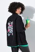 Overhemdblouse, A-lijn, jeans, gerafelde randen