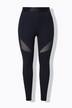 Sporty leggings, meshindsats, hurtigttørrende, genbrug