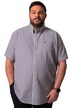 Kostkovaný košile Men+, krátké rukávy, seersucker, límeček s knoflíky, Comfort střih, do 8XL