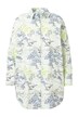 Oversize košilová halenka, plošný potisk, dlouhé rukávy