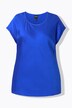 Satinbluse, Classic, Rund hals, ærmeløs