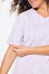 T-shirt, motif animal. Col V et manches courtes. Coupe Classic