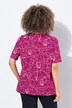 T-shirt, motif animal. Col V et manches courtes. Coupe Classic