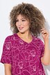 T-shirt, motif animal. Col V et manches courtes. Coupe Classic